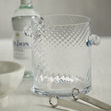 Image of Bagatelle Swirl Glass Ice Bucket