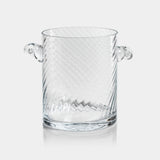 Image of Bagatelle Swirl Glass Ice Bucket