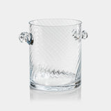 Image of Bagatelle Swirl Glass Ice Bucket