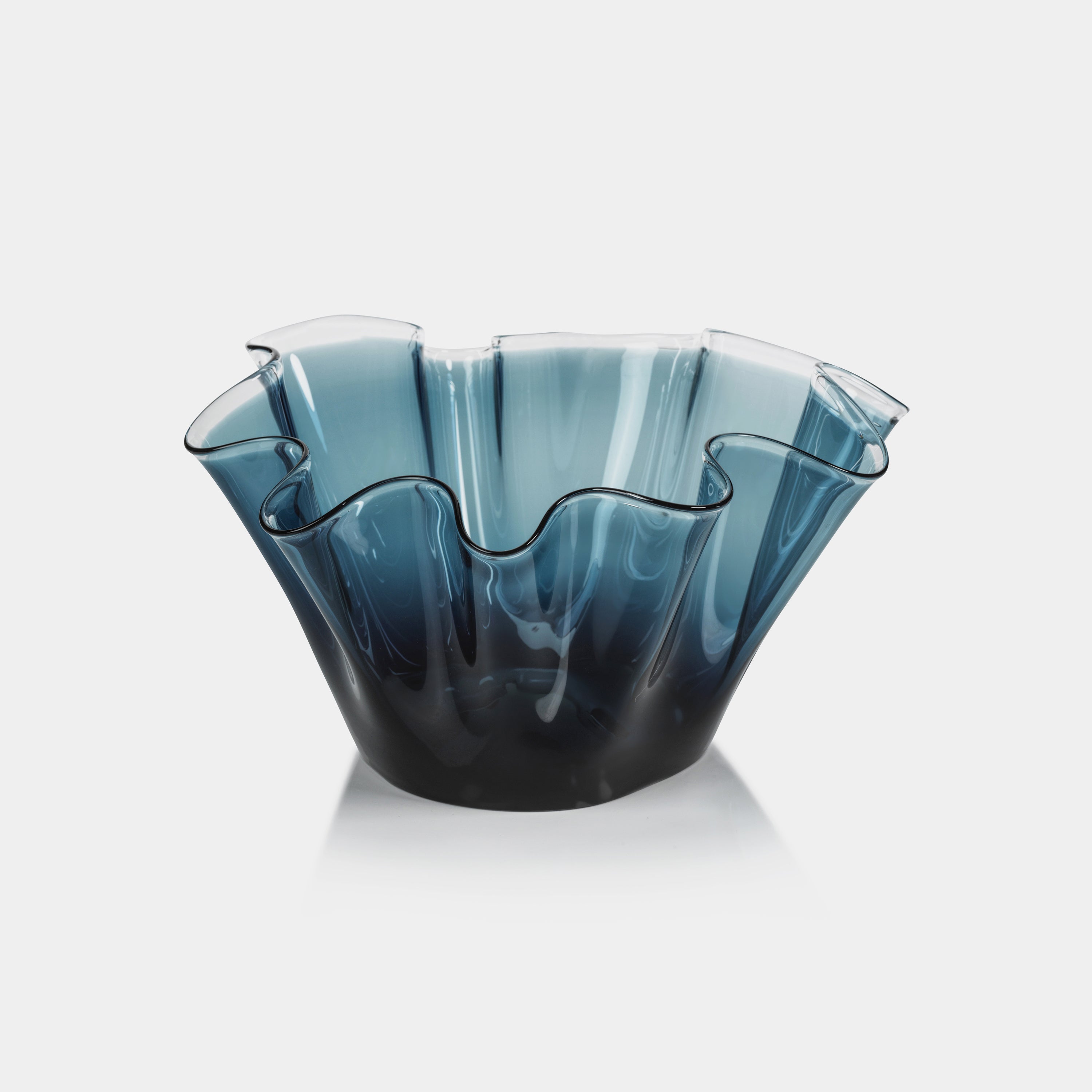Image of Tropezana Tall Wave Glass Bowl