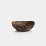 Image of Mango Wood Marbleized Shallow Bowl
