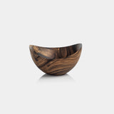 Image of Mango Wood Marbleized Butterfly Bowl