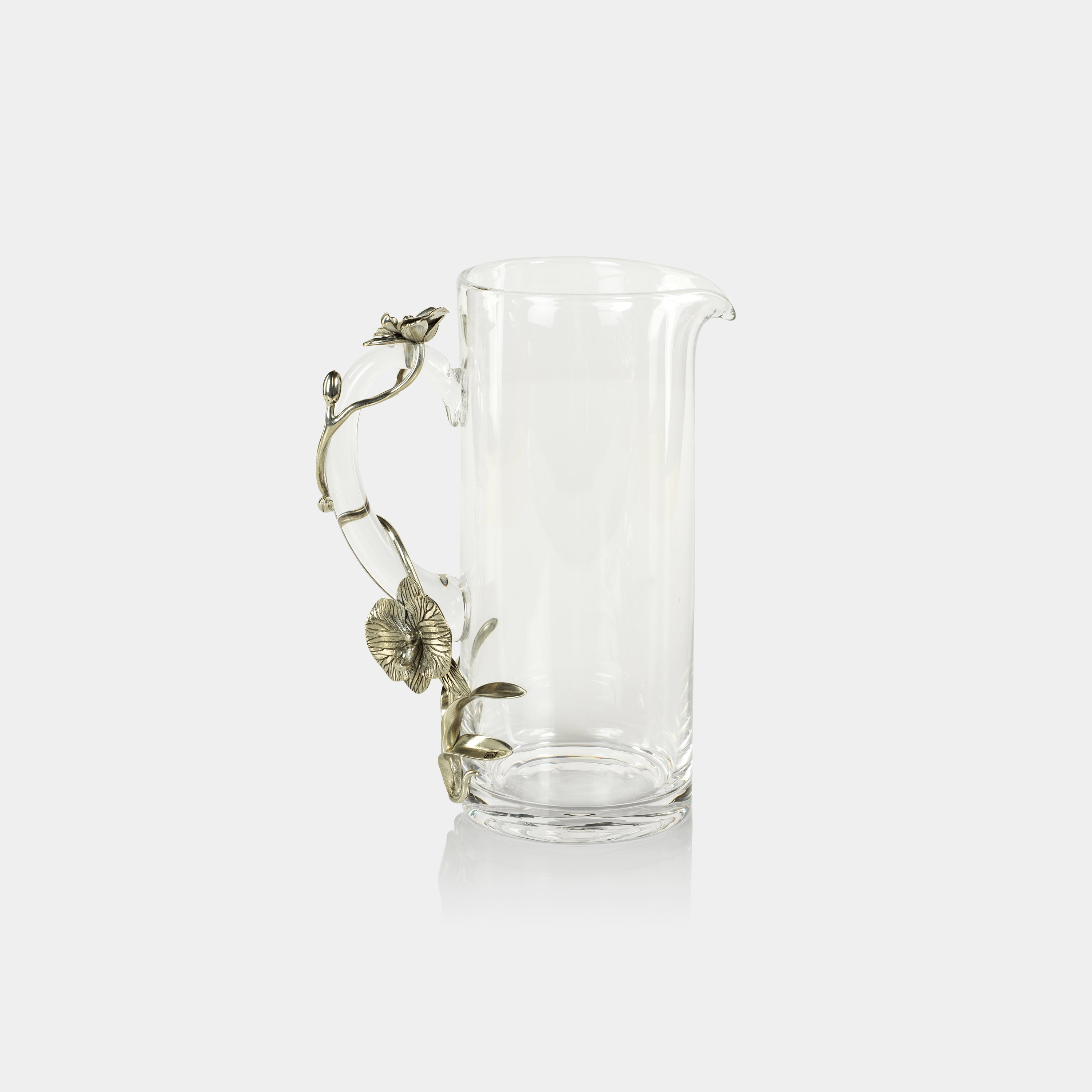 Image of Durban Orchid Pewter and Glass Pitcher