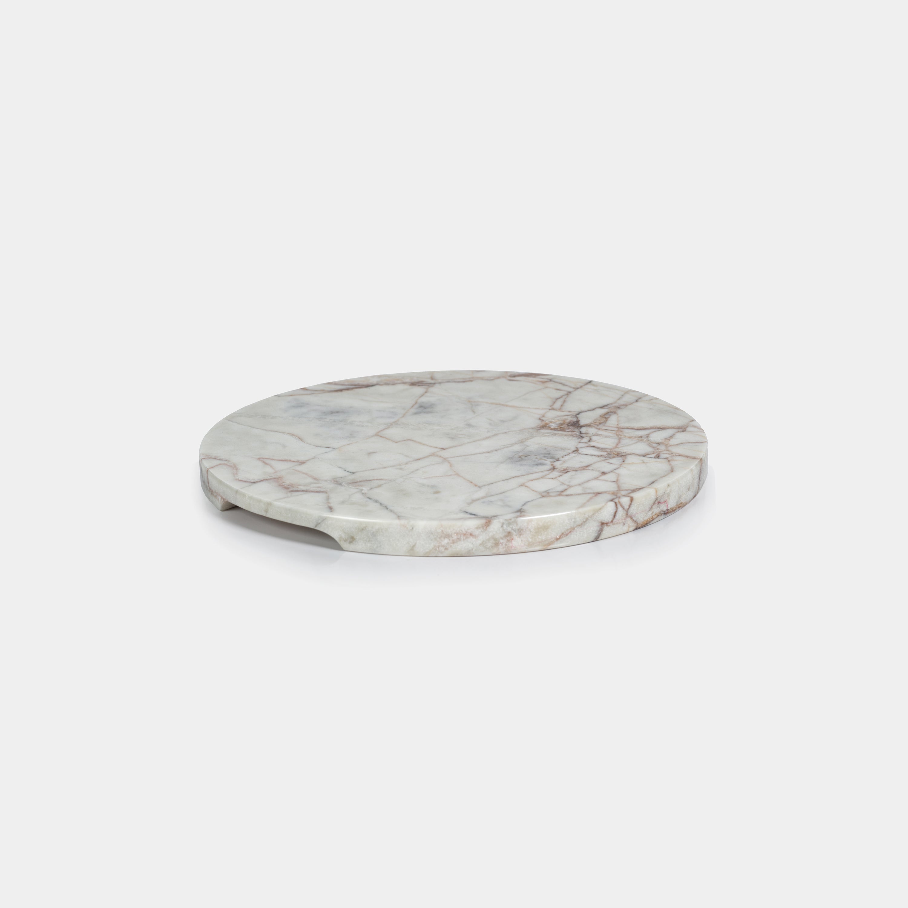 Image of Rosso Verona Polished Marble Cheese and Charcuterie Board