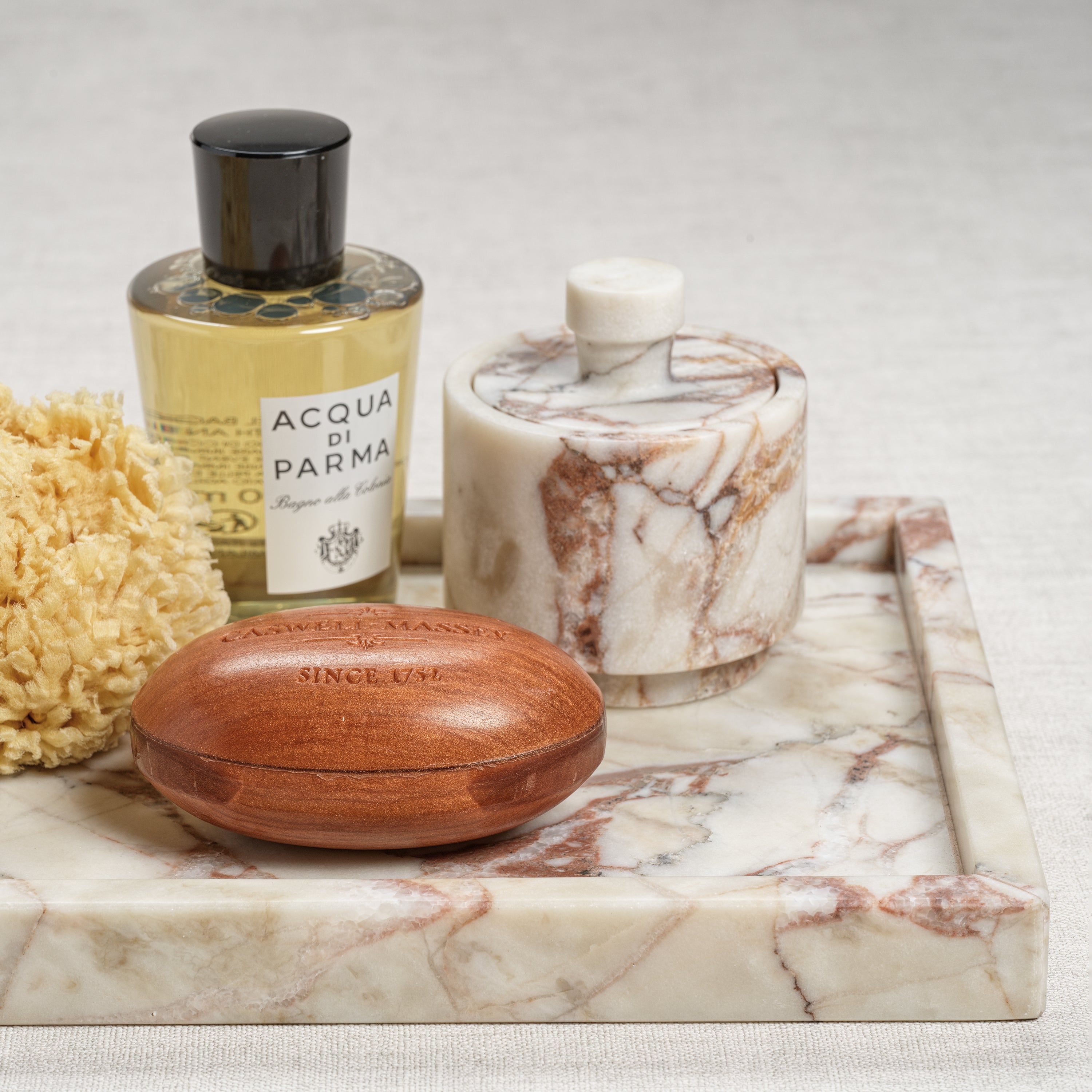 Image of Rosso Verona Matte Marble Lidded Jar
