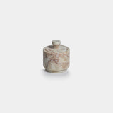 Image of Rosso Verona Matte Marble Lidded Jar