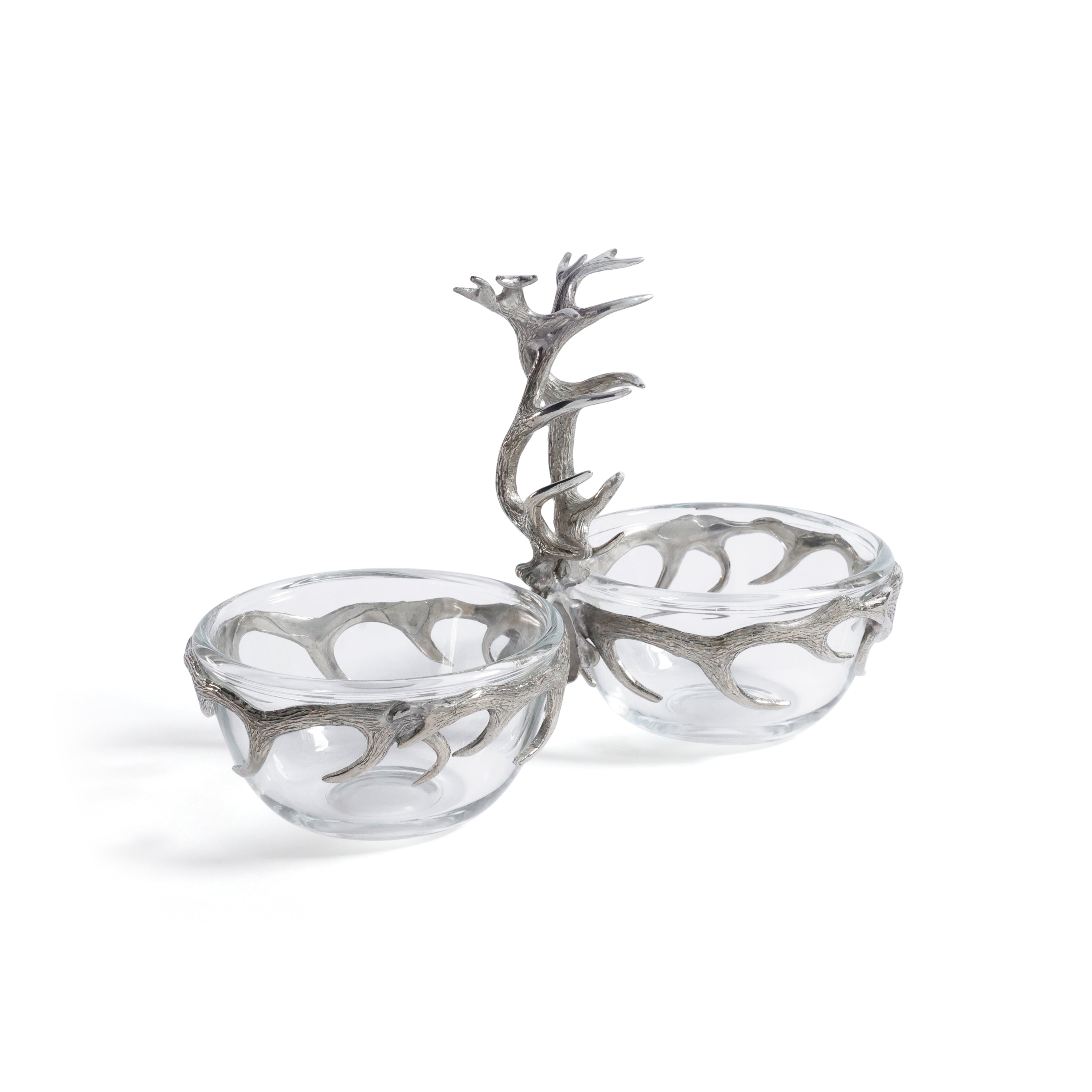 St. Anton Pewter & Glass Condiment Set by The Favorites