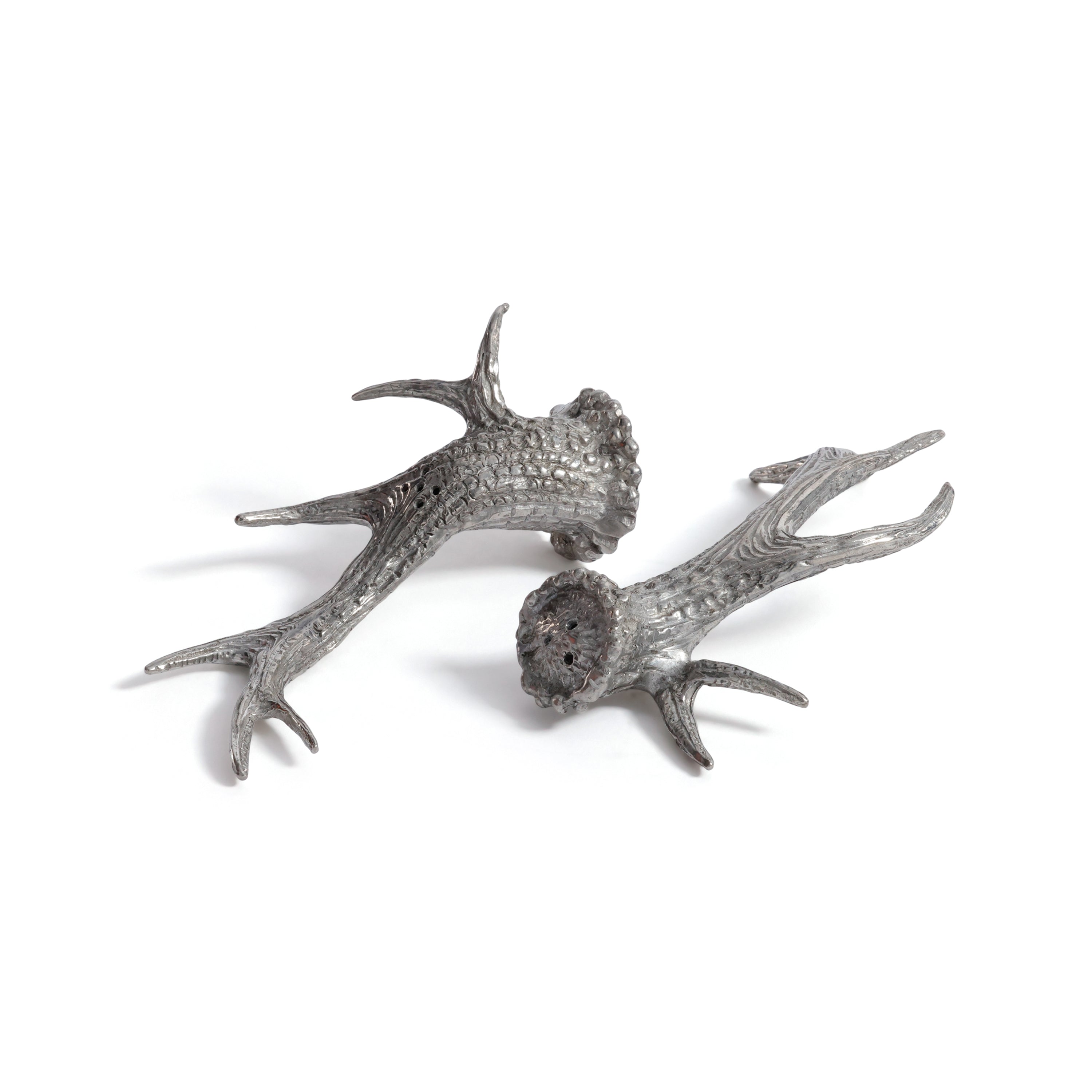 St. Anton Pewter Antler Salt & Pepper Shaker by The Favorites