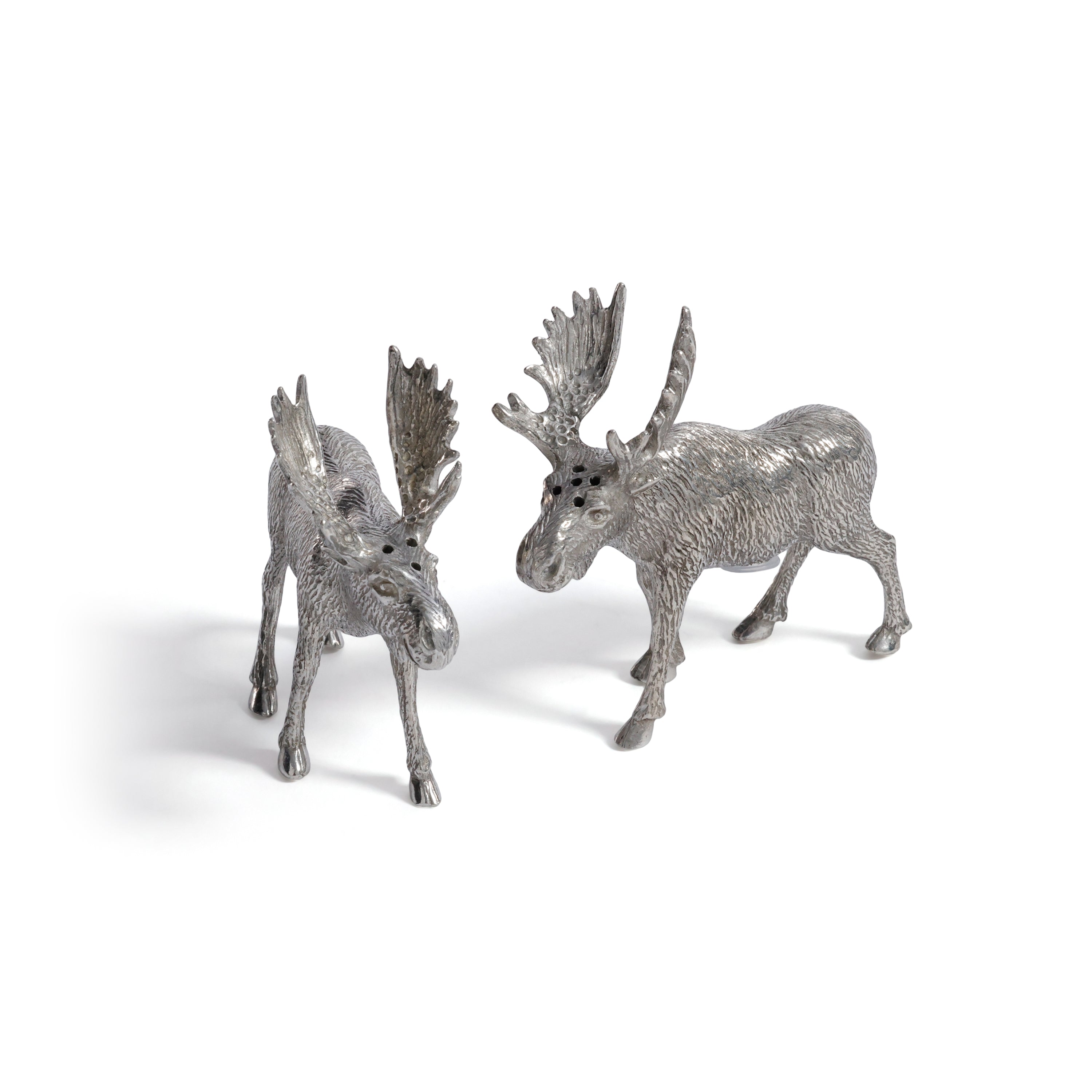 St. Anton Pewter Moose Design Salt & Pepper Shaker by The Favorites