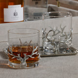 St. Anton Pewter & Glass Rock Glass, 280 ml
