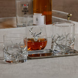 St. Anton Pewter & Glass Rock Glass, 280 ml