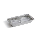 St. Moritz Pewter & Glass Condiment Set by The Favorites