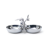 St. Anton Pewter Double Condiment Set