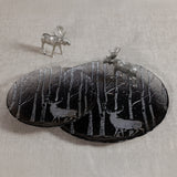 Wilderness Glass Dessert Plates, Set of 6