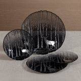 Wilderness Large Glass Serving Bowls, Set of 4 – Family Style Serving Bowls