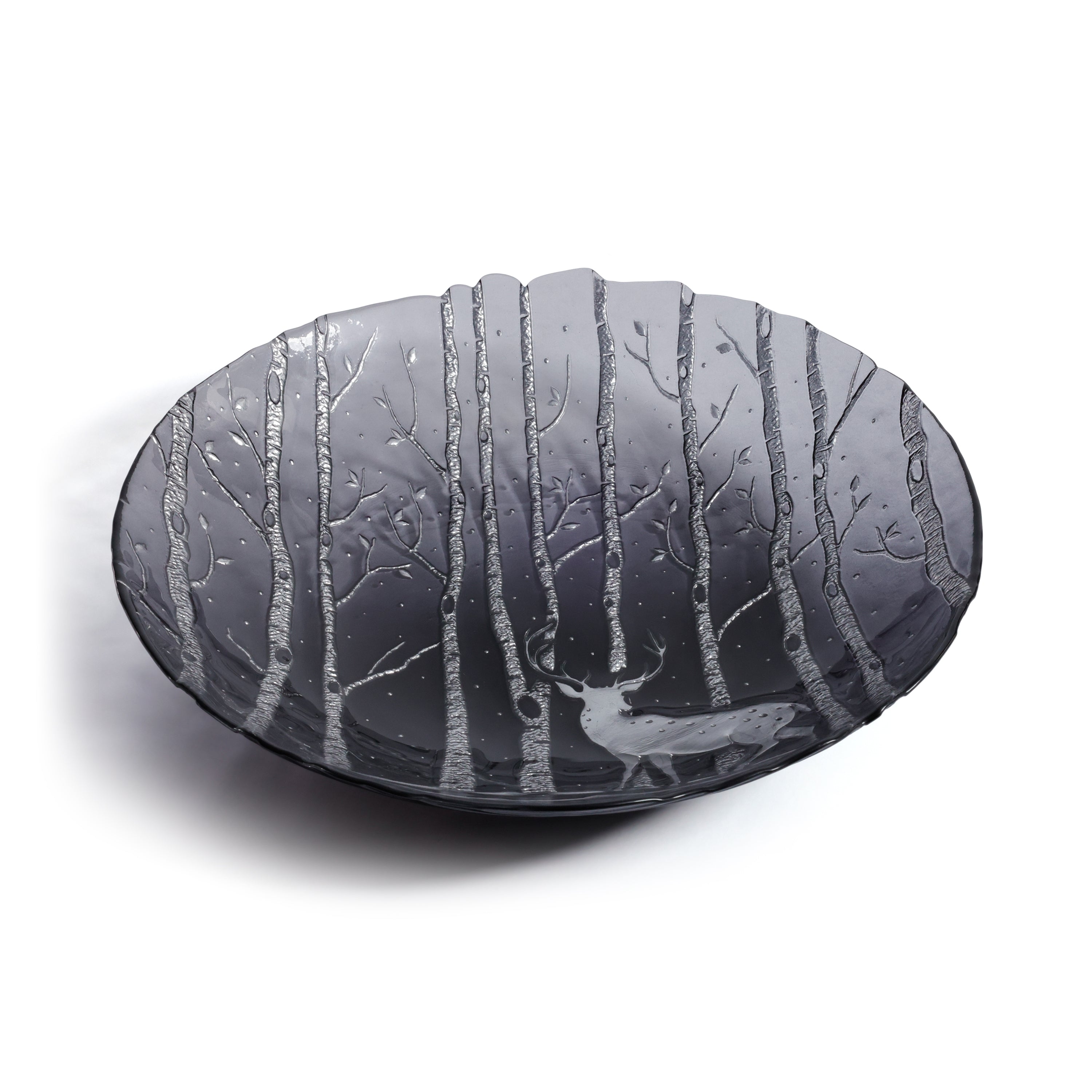 Wilderness Large Glass Serving Bowls, Set of 4 – Family Style Serving Bowls by The Favorites