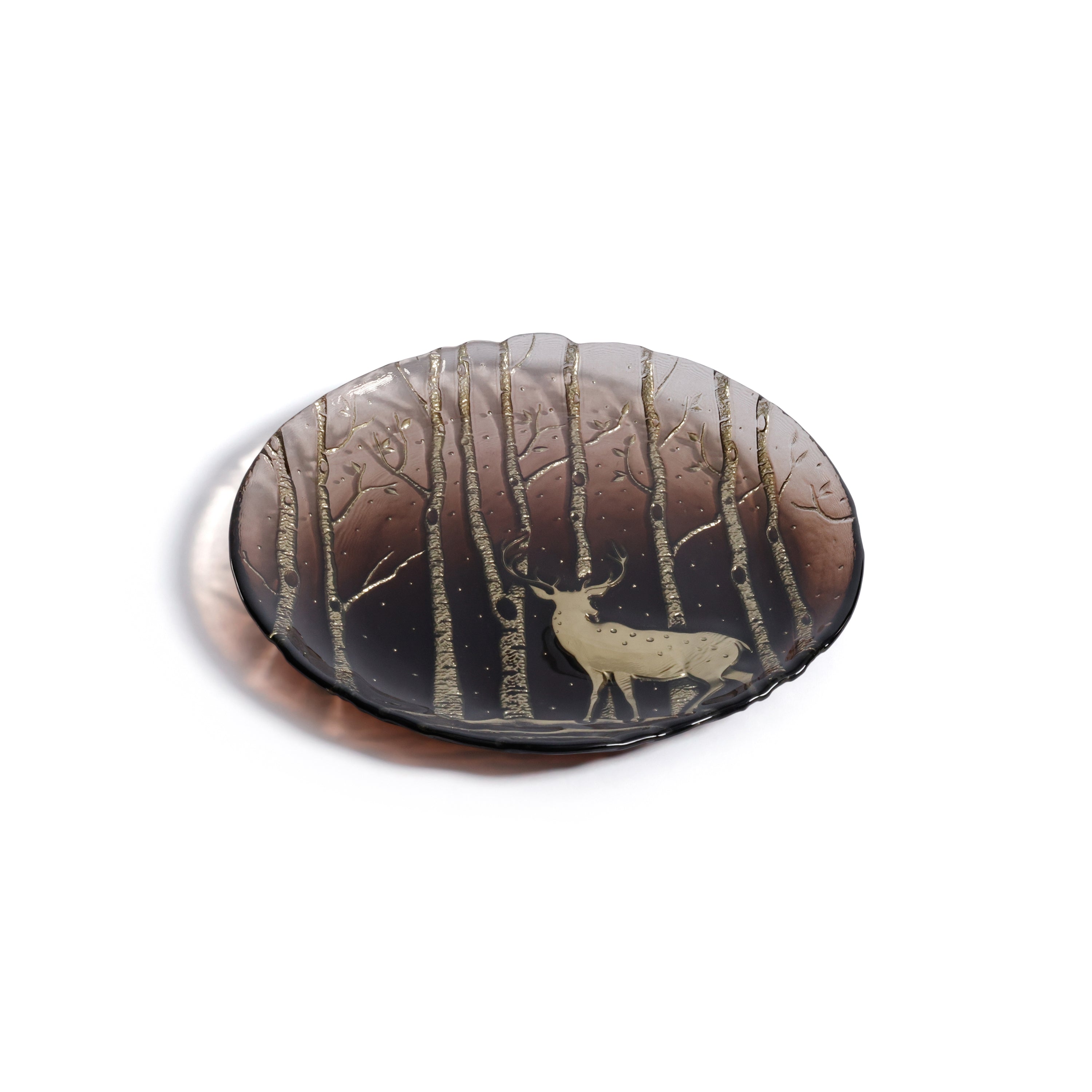 Wilderness Glass Dessert Plates, Set of 6 by The Favorites
