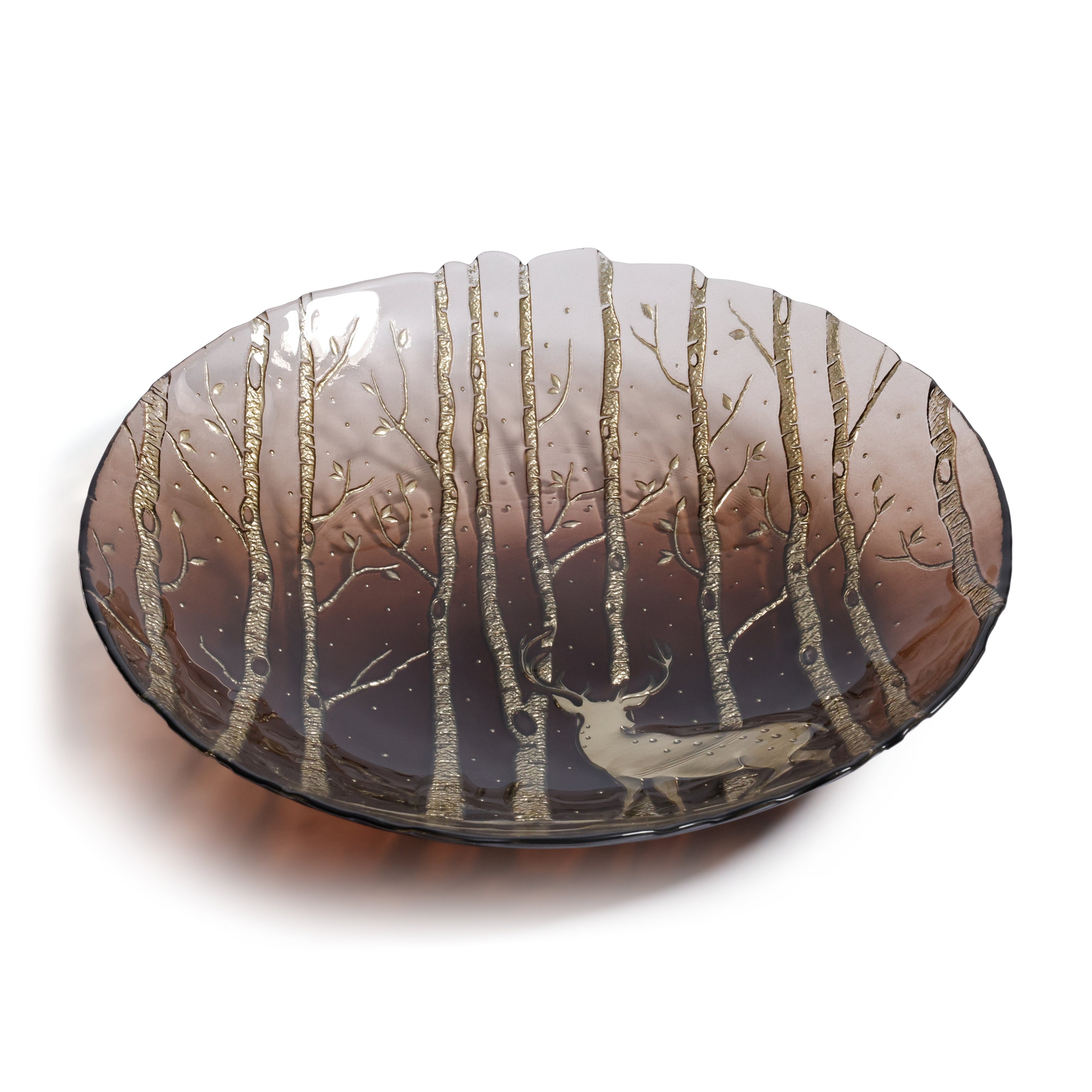 Wilderness Large Glass Serving Bowls, Set of 4 – Family Style Serving Bowls by The Favorites