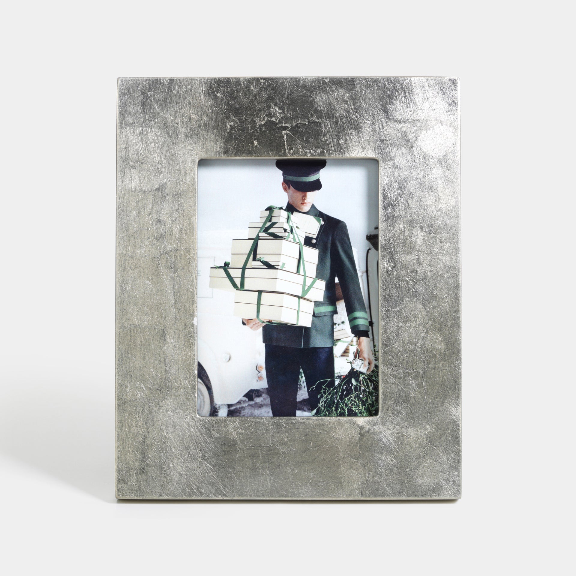 Silver Leaf Photo Frame