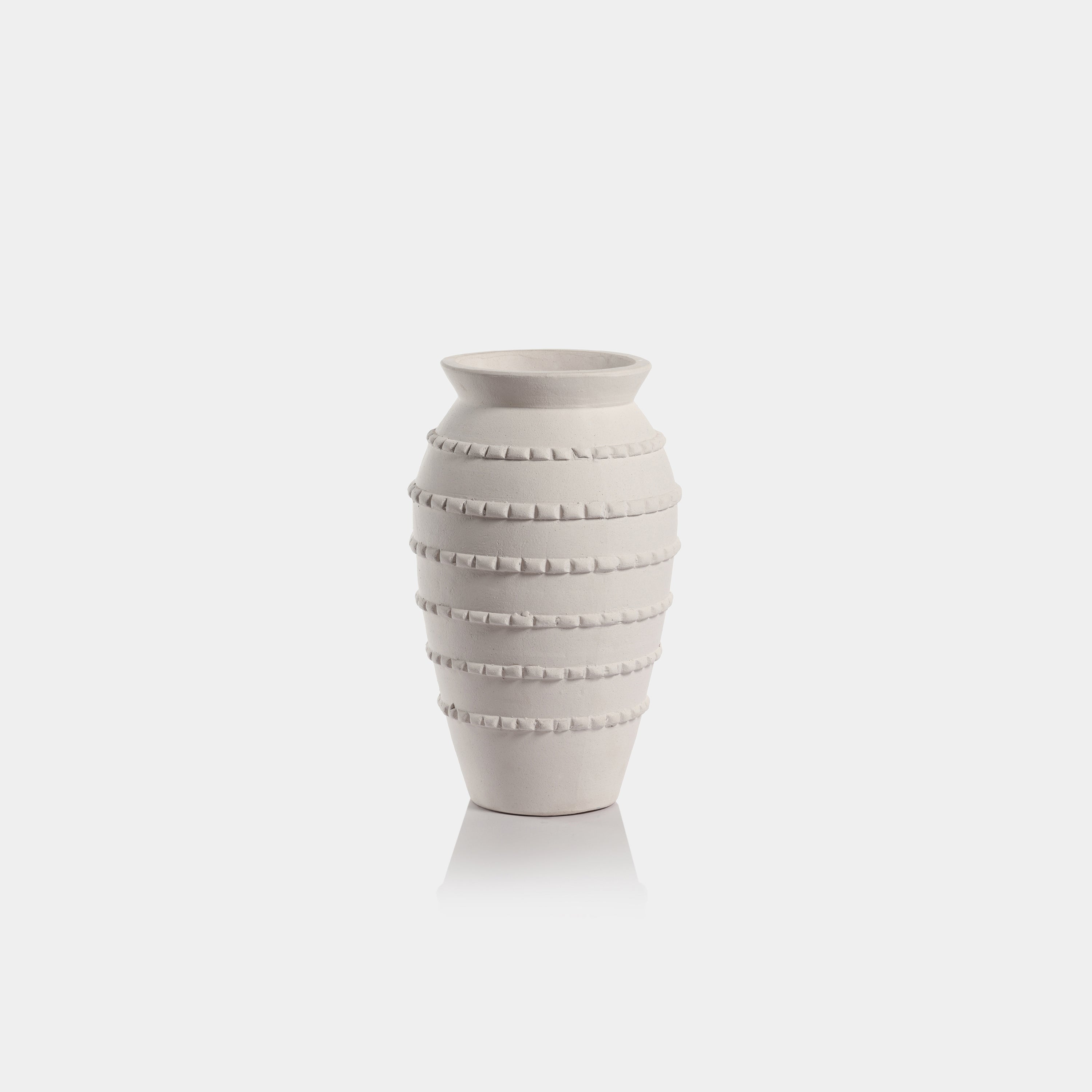 Image of Santorini Natural White Vase