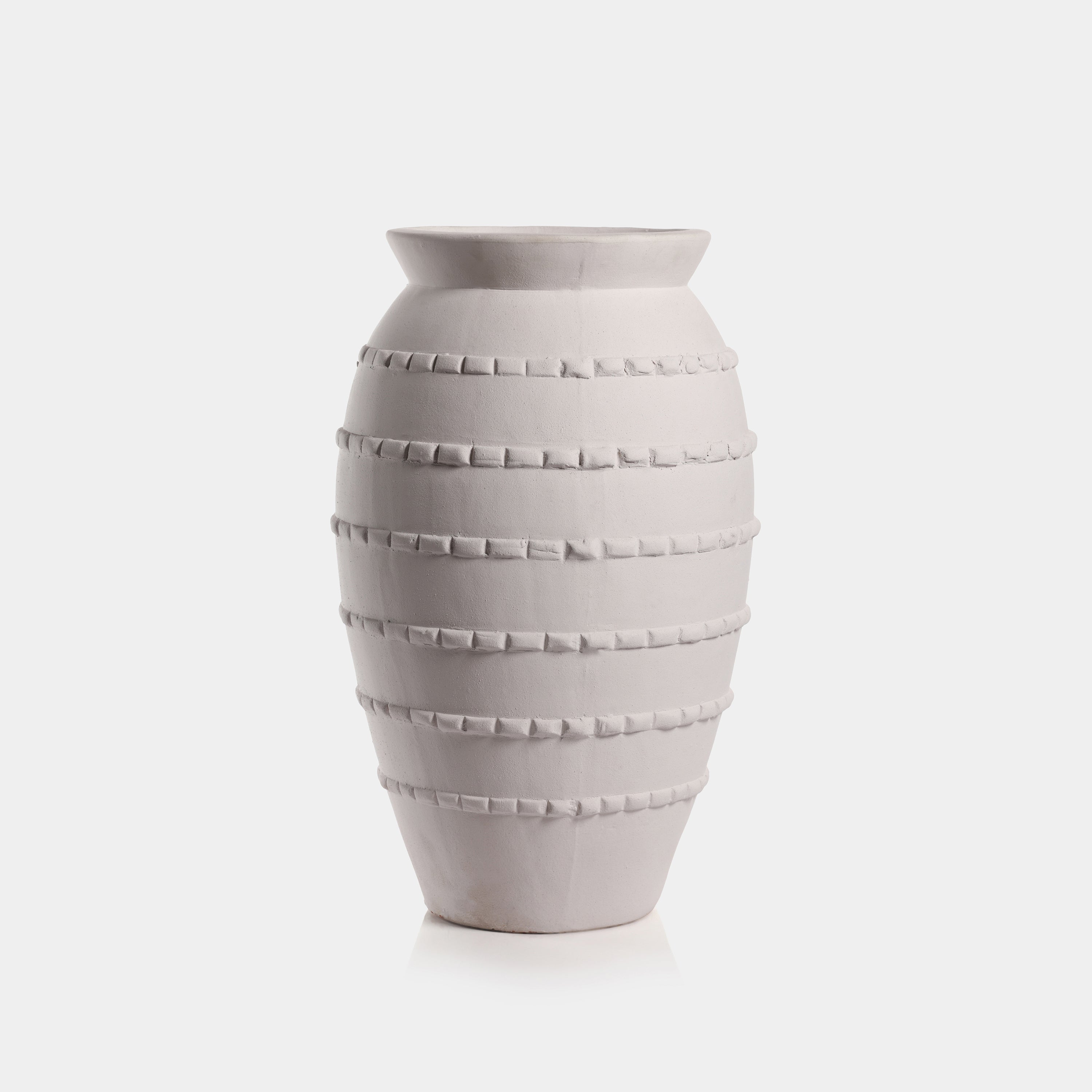 Image of Santorini Natural White Vase
