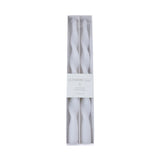 Lumière Twist Formal Candles- Set of 6 - 12 in, Solid White