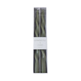 Lumière Twist Formal Candles- Set of 6 - 12 in,  Dried Sage