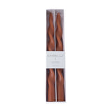 Lumière Twist Formal Candles- Set of 6 - 12 in Amber Dune