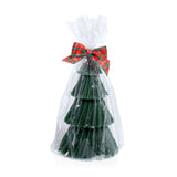 Twinkle Tree Decorative Holiday Candles, (Set of 6) Green